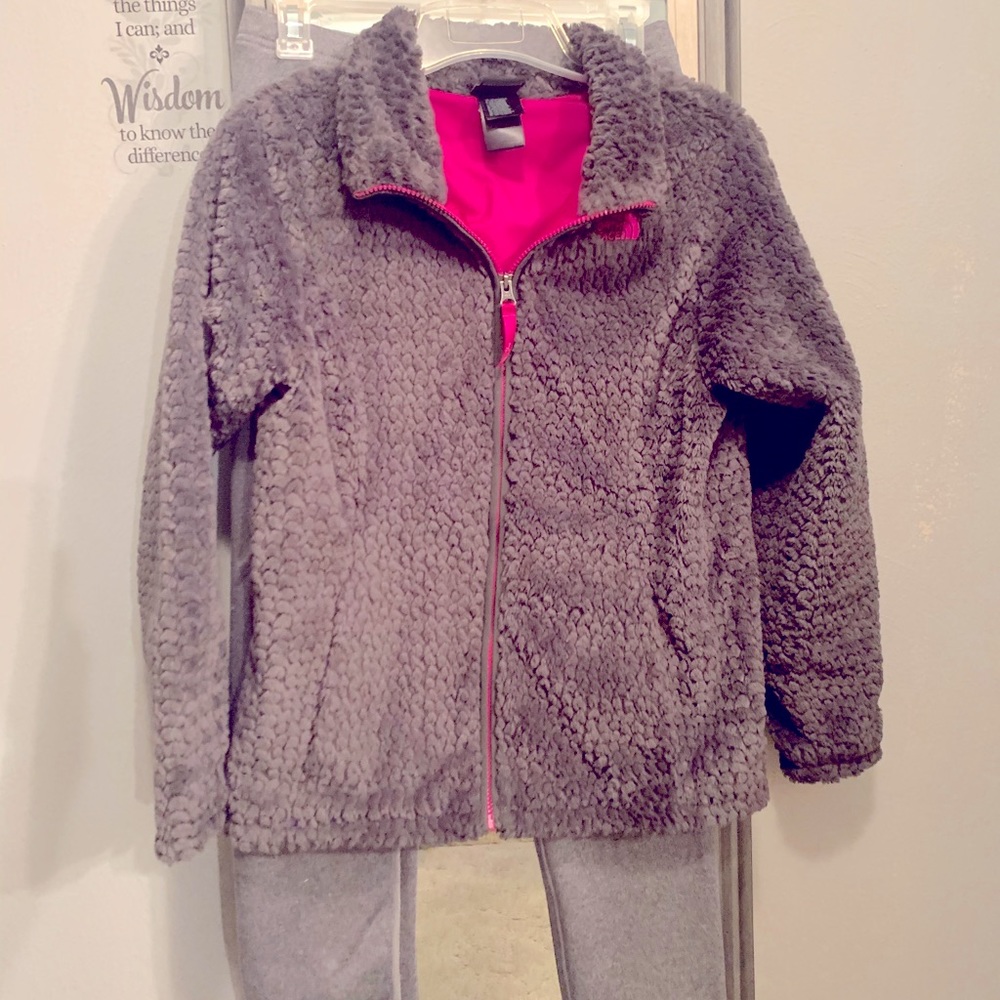 Girls North Face Sweatsuit